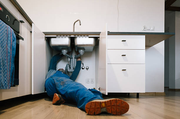 Professional Drain Cleaning technician working in Channelview, TX